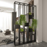 Industrial Metal Divider and Decorative Partition Planters | SABITA - onehappyhome