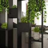 Industrial Metal Divider and Decorative Partition Planters | SABITA - onehappyhome