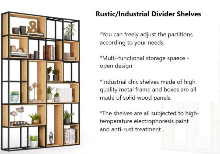 Industrial Metal Shelf Partitions | DAVID - onehappyhome