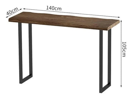 Industrial Solid Wood Bar Table | ISAAC - onehappyhome