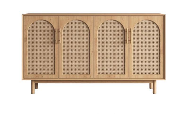 Japandi Rattan Sideboard Cabinet | IYLA - onehappyhome