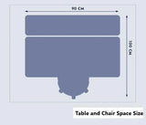 Kids Ergonomic Study Table and Chair | SAM - onehappyhome