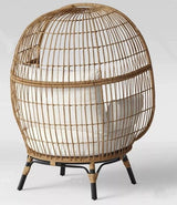 Lounge / Wicker Rattan Egg Chair | LUCY - onehappyhome