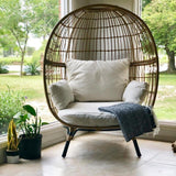 Lounge / Wicker Rattan Egg Chair | LUCY - onehappyhome