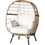Lounge / Wicker Rattan Egg Chair | LUCY - onehappyhome