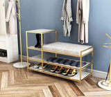 Luxury Shoe Stool Bench with Racks | TRIXIE - onehappyhome