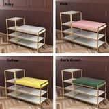 Luxury Shoe Stool Bench with Racks | TRIXIE - onehappyhome