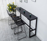 black marble high table