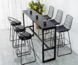 Marble Bar Table High Counter | HARLENE - onehappyhome