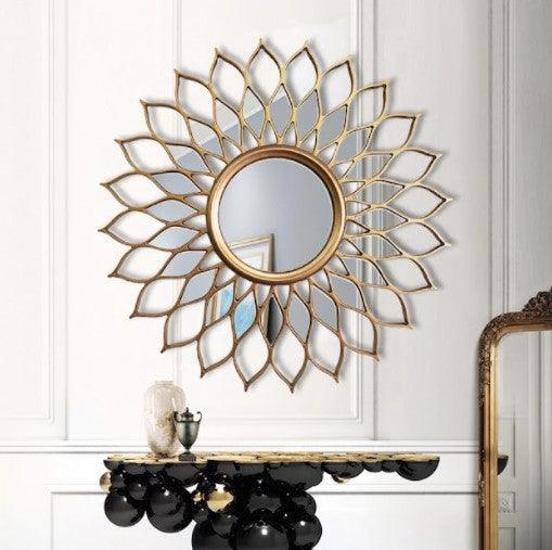 Modern Accent Wall Mirror | MANDY - onehappyhome