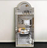 Modern Decorative Full Length Mirror | MILET - onehappyhome