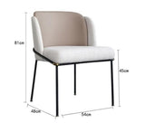 Modern Dining Chair | CAMILA - onehappyhome