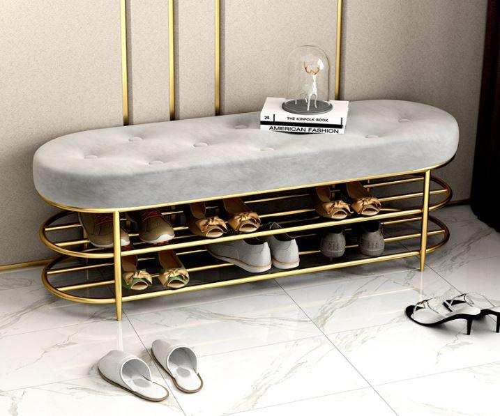 Modern Entryway Shoe Bench BRIANA - onehappyhome