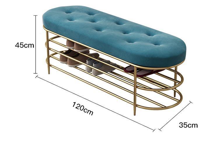 Modern Entryway Shoe Bench BRIANA - onehappyhome