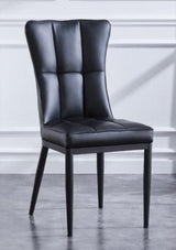 Modern Faux Leather Dining Chair | BROOK - onehappyhome