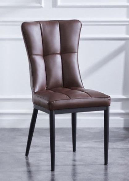 Modern Faux Leather Dining Chair | BROOK - onehappyhome