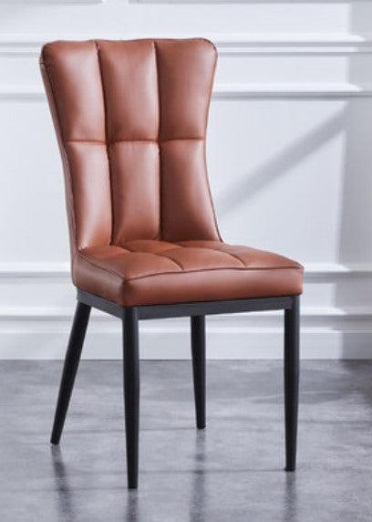 Modern Faux Leather Dining Chair | BROOK - onehappyhome