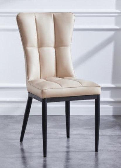 Modern Faux Leather Dining Chair | BROOK - onehappyhome