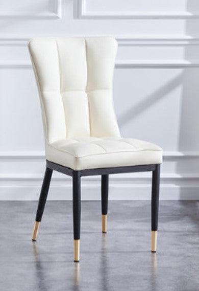 Modern Faux Leather Dining Chair | CRISTA - onehappyhome