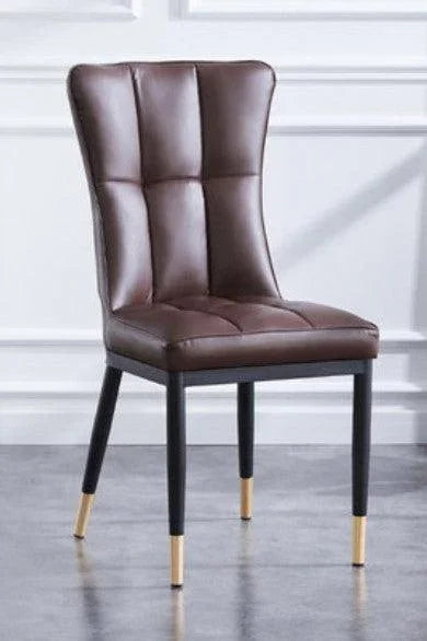 Modern Faux Leather Dining Chair | CRISTA - onehappyhome