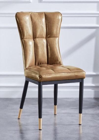 Modern Faux Leather Dining Chair | CRISTA - onehappyhome