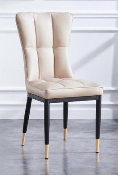 Modern Faux Leather Dining Chair | CRISTA - onehappyhome