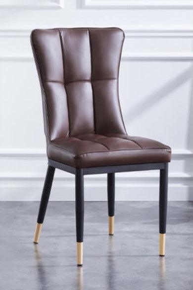 Modern Faux Leather Dining Chair | CRISTA - onehappyhome