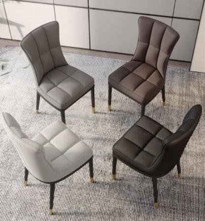 Modern Faux Leather Dining Chair | CRISTA - onehappyhome