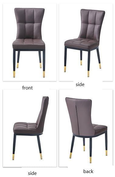 Modern Faux Leather Dining Chair | CRISTA - onehappyhome