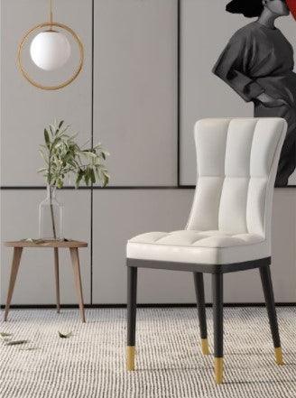 Modern Faux Leather Dining Chair | CRISTA - onehappyhome