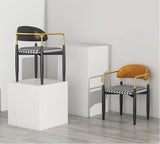 Modern Houndstooth Dining Chair | CHLOE - onehappyhome