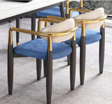 Modern Houndstooth Dining Chair | CHLOE - onehappyhome