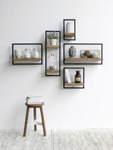 Modern Industrial Wall Shelf Unit | WEA - onehappyhome