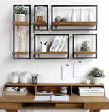 Modern Industrial Wall Shelf Unit | WEA - onehappyhome