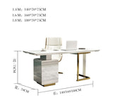 Modern Luxury Study Office Desk | SERENE - onehappyhome