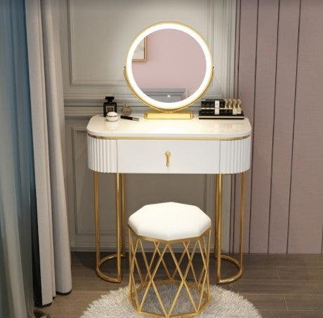 Modern Luxury Vanity Table Set/Dresser | VERNIE - onehappyhome