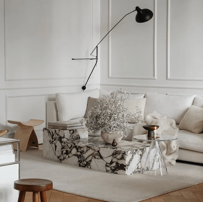 Modern Marble Coffee Table | KAIRAV - onehappyhome