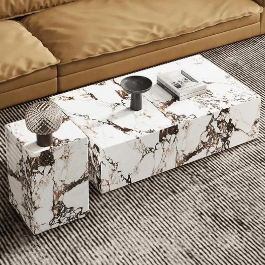 Modern Marble Coffee Table | KAIRAV - onehappyhome