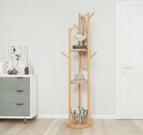 Modern Multipurpose Display Rack Wood Shelf | RITA - onehappyhome