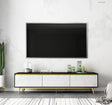 black and white tv console