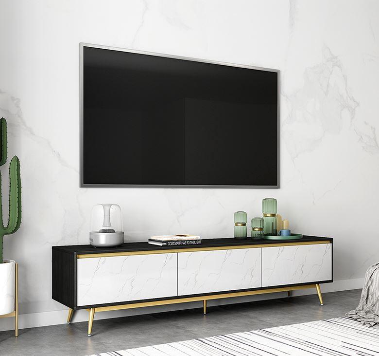 Modern Nordic TV Console and Coffee Table | THALIA - onehappyhome