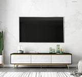 Modern Nordic TV Console and Coffee Table | THALIA - onehappyhome