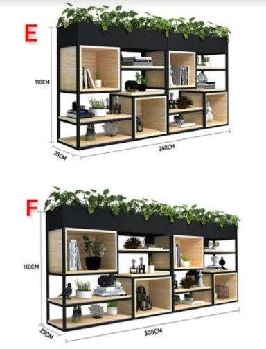 Modern Plant Rack Partition/Flower Display Shelf | PORTIA - onehappyhome