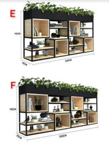 Modern Plant Rack Partition/Flower Display Shelf | PORTIA - onehappyhome