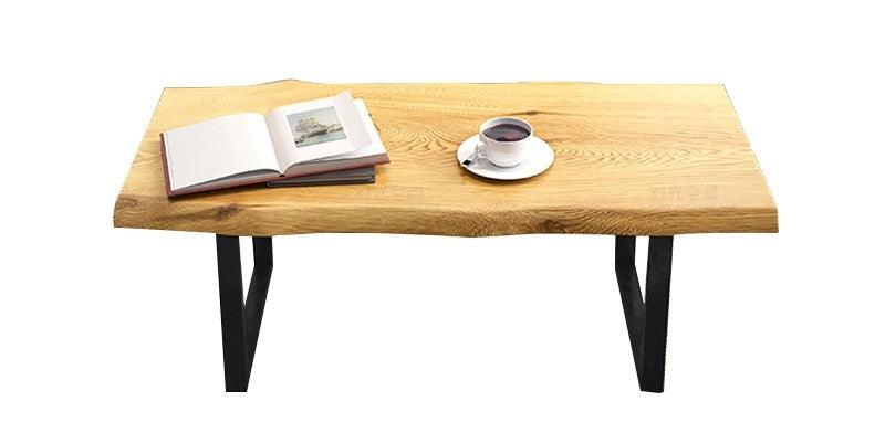 solid wood rustic coffee table