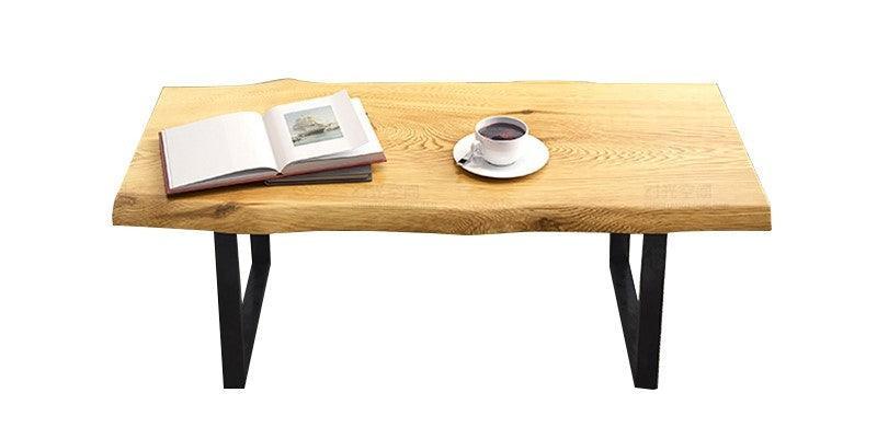 Modern Rustic Coffee Table in Solid Wood | THERESA - onehappyhome