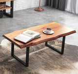 Modern Rustic Coffee Table in Solid Wood | THERESA - onehappyhome