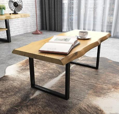 Modern Rustic Coffee Table in Solid Wood | THERESA - onehappyhome