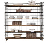 Modern Rustic Kitchen Bar Cart | NOVA - onehappyhome