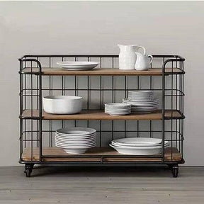 Modern Rustic Kitchen Bar Cart | NOVA - onehappyhome